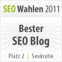 Bester SEO Blog Platz 2