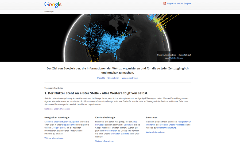 Google stellt sich vor