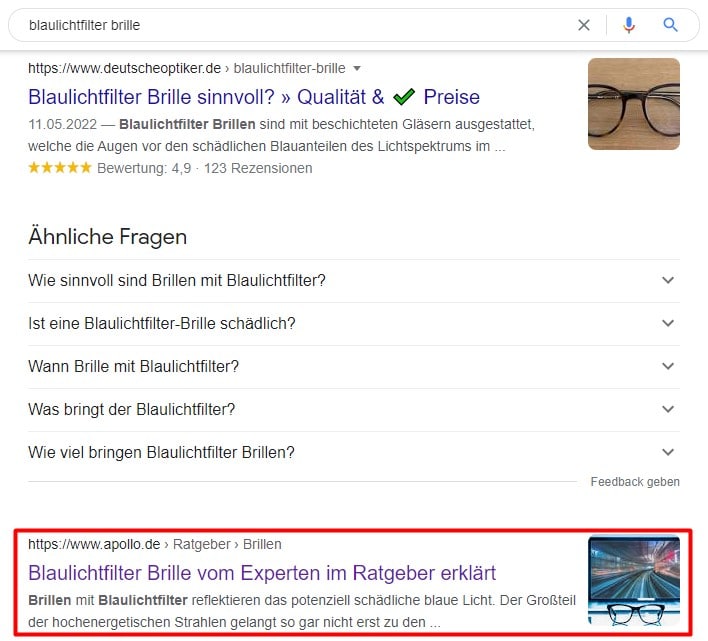 Suchergebnisseite zur Suchanfrage "Blaulichtfilter-Brille"