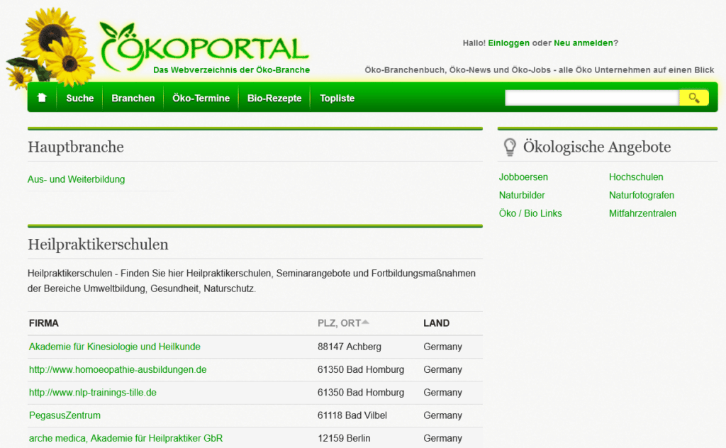 Webkataloge & Webverzeichnisse einfach erklärt