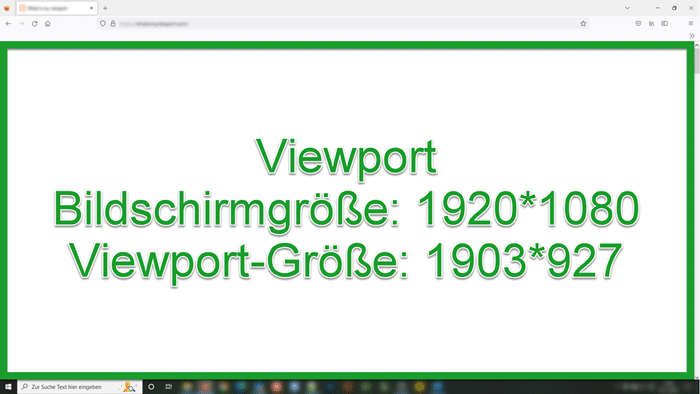 Viewport-Größe auf PCs