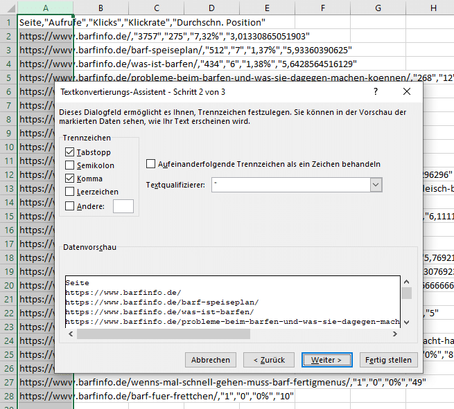 Текст для столбцов (Excel)