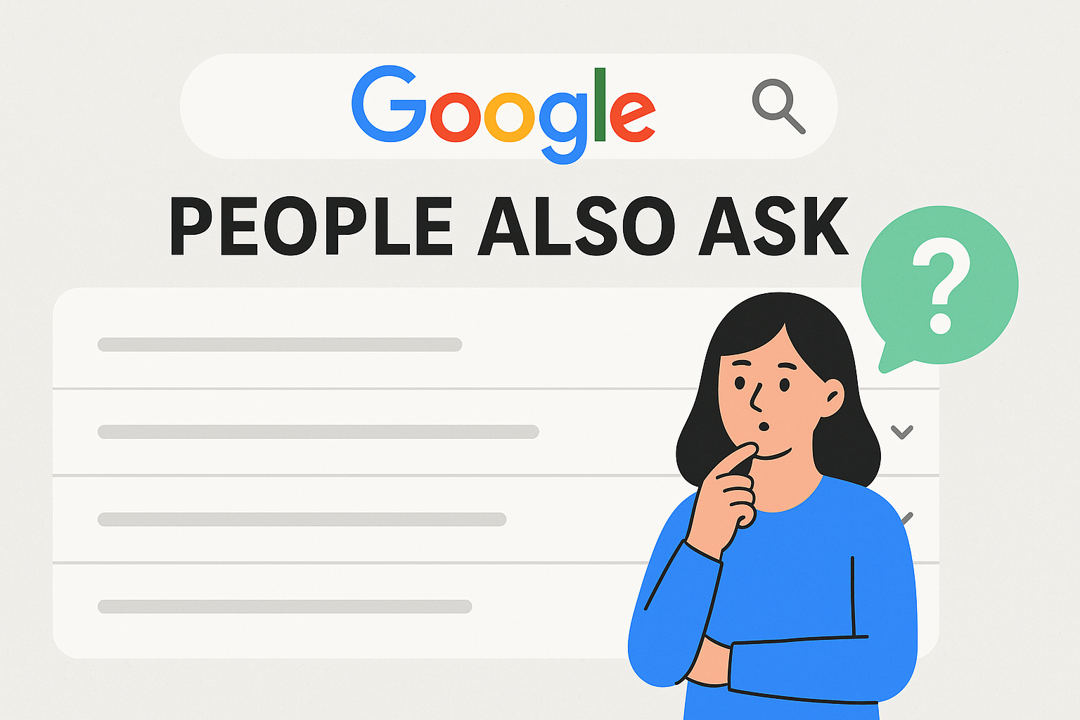 Nutze Googles Fragen-Feature für B2B-SEO!