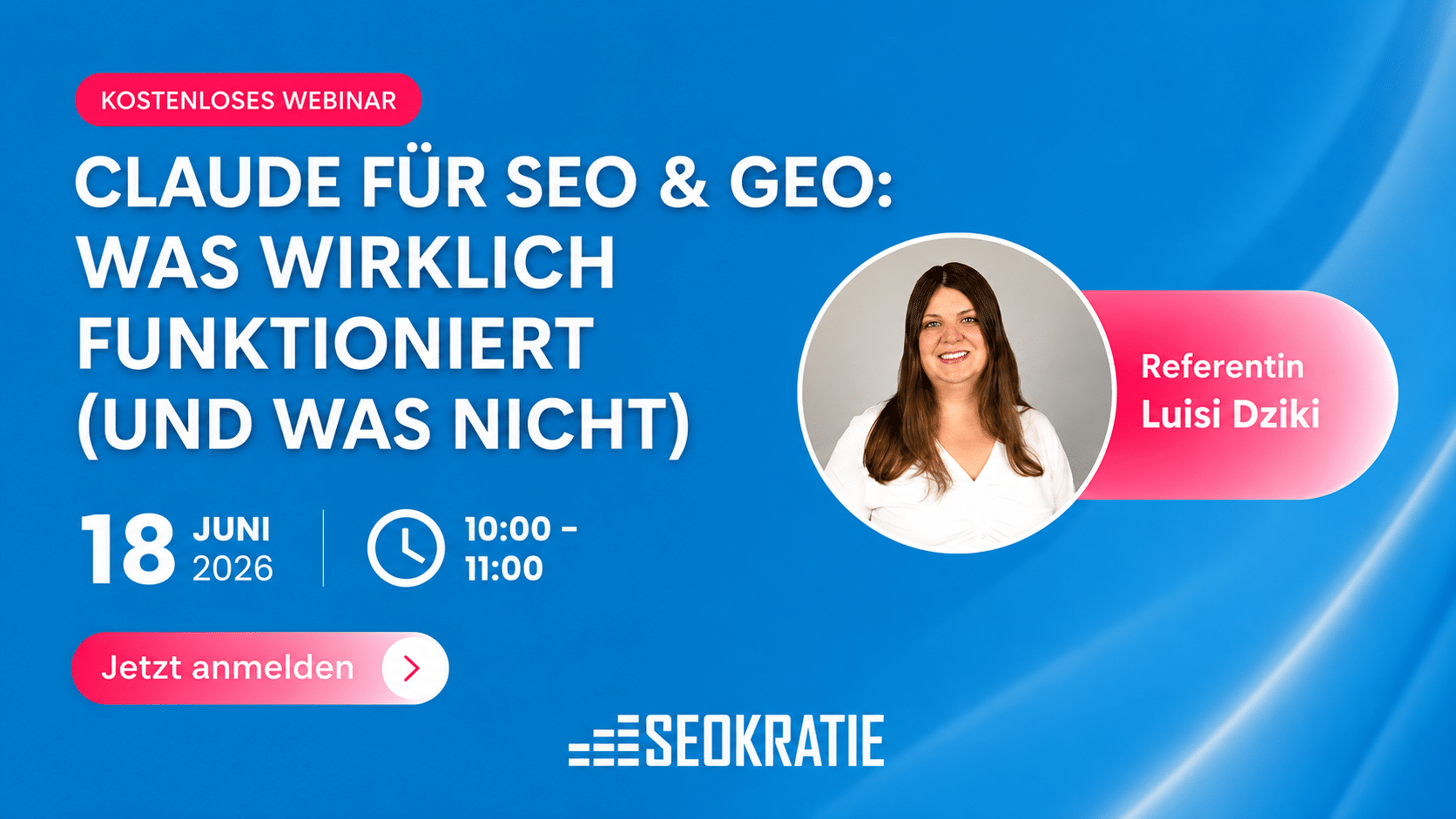 Meta passt eigenständig den Namen der Referentin eines Webinars an.