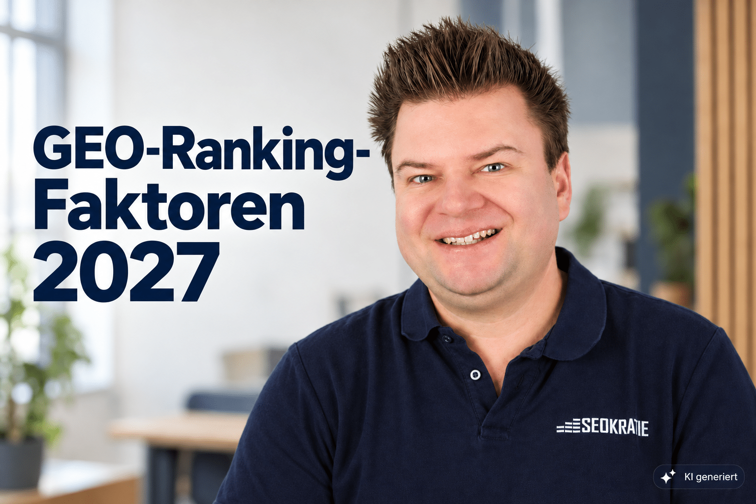 Seokratie-Geschäftsführer Julian Dziki erklärt die GEO-Rankingfaktoren 2027 für mehr Sichtbarkeit in KI-Suchmaschinen.
